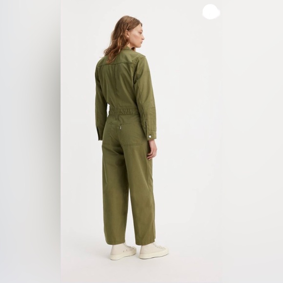 Levi’s Iconic Jumpsuit olive green sz XL NWT - Picture 8 of 11